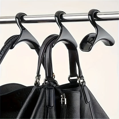 White Portable Bag Hangers, 10-Pack