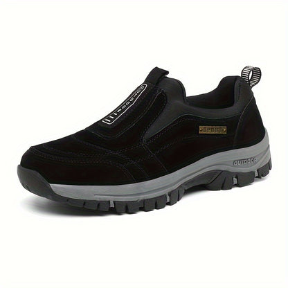 Men's Plus Size Loafers Flat Shoes Walking Shoes Slip-On All-Season Anti-Slip Comfortable Hiking Shoes