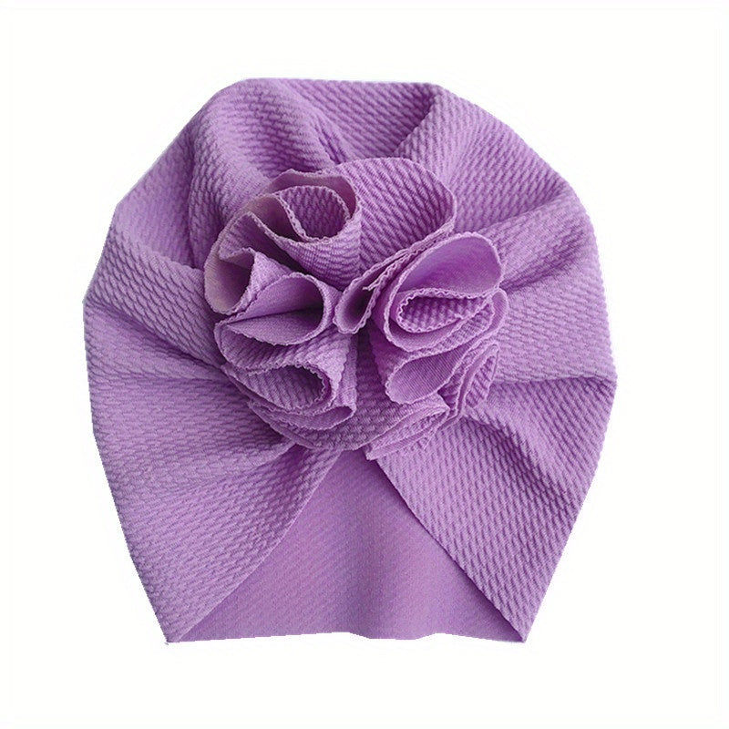[Adorable Baby Turban] Soft & Adorable Baby Flower Turban Hats | Cozy Head Wraps For Newborns & Nursery
