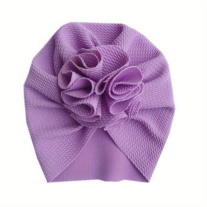[Adorable Baby Turban] Soft & Adorable Baby Flower Turban Hats | Cozy Head Wraps For Newborns & Nursery