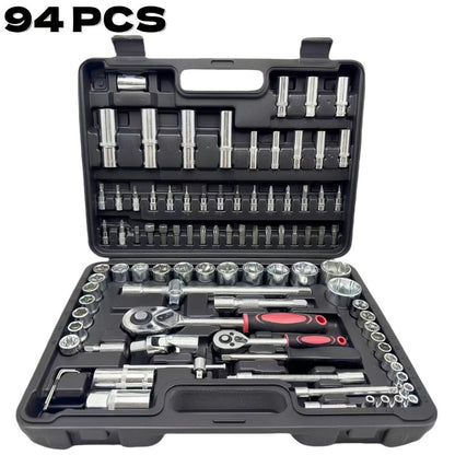 216pcs & 94pcs & 53pcs & 46pcs Repair Tool Set with Storage Box, Suitable for Car Repair, Home Repair, Repair Accessories for Professionals and DIY Enthusiasts