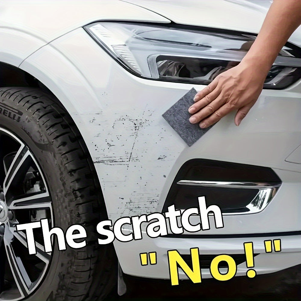 Magic Scratch Repair Cloth, Nano Cloth, Effortless Scratch Removal, Safe Quick and Universal Restoration, Suitable for Any Car, 2 Pcs, For Very Small Scratches