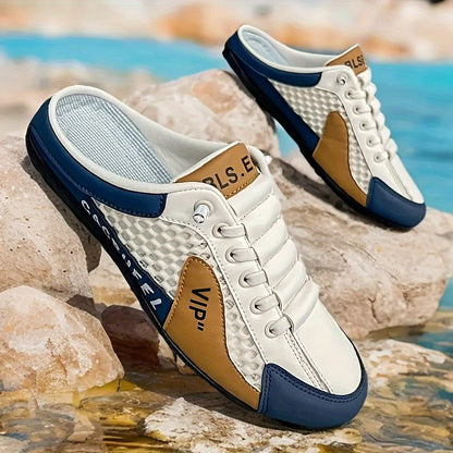 [Anti-Slip|Casual Shoes] Zhenyuezuo Anti-Slip Casual Shoes | New Fashion Versatile Half Slippers