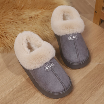New Stylish Slippers for Autumn And Winter, Fashionable Indoor And Outdoor Fuzzy Slides for Couples