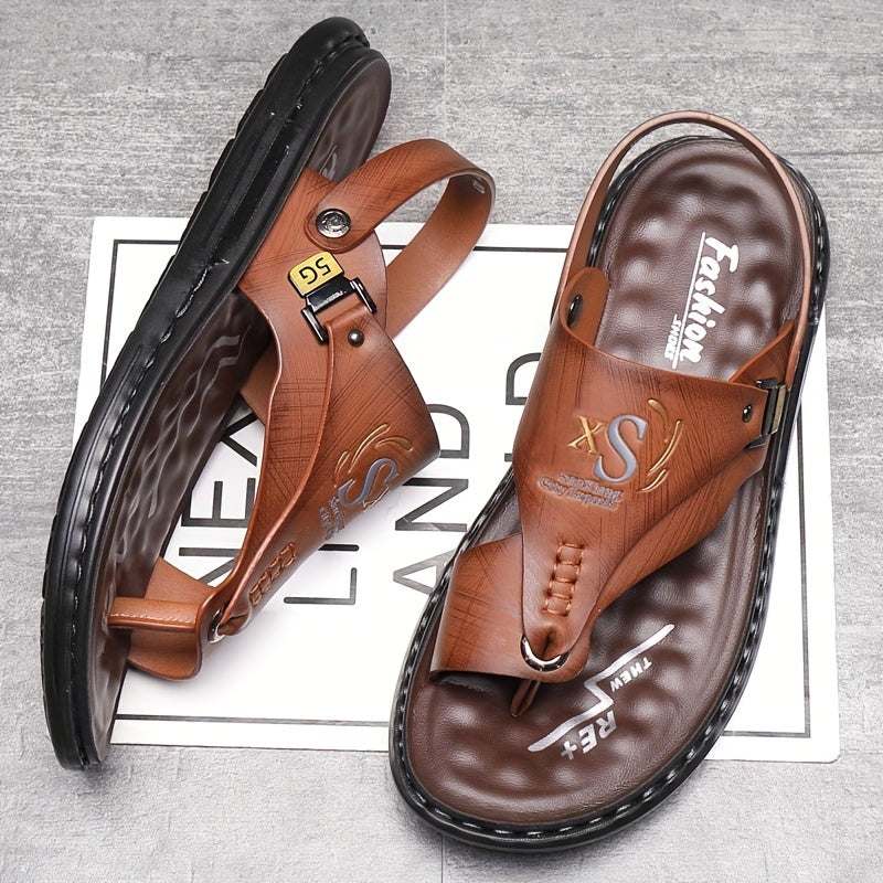 [Trendy Summer Flat Sandals] Trendy Multifunctional Men's Summer Flat Sandals - Casual Stylish Outdoor