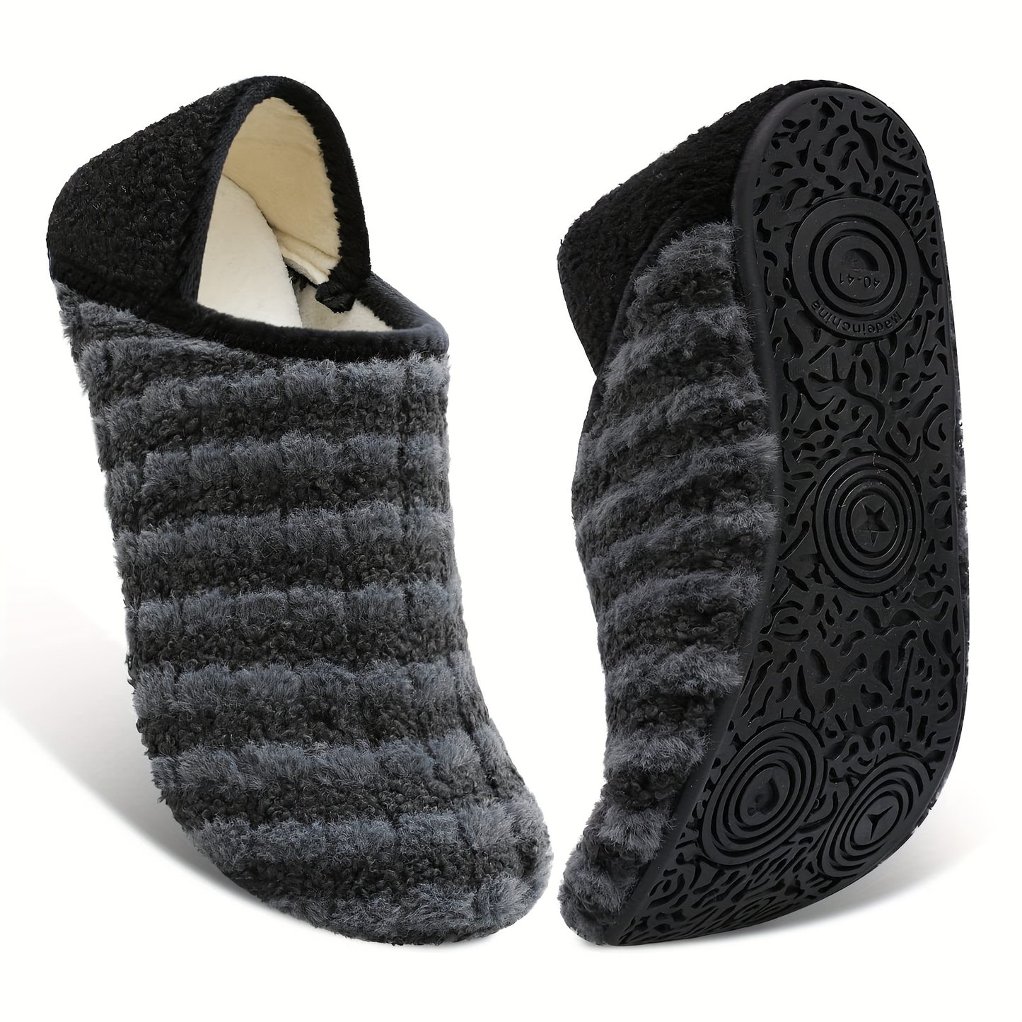Women And Men Rubber Sole Soft-Lightweight Flat Shoes Non Slip House Gifts for Couple Slipper Designed for Wide Feet, Women Shoes