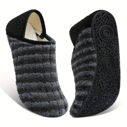 Women And Men Rubber Sole Soft-Lightweight Flat Shoes Non Slip House Gifts for Couple Slipper Designed for Wide Feet, Women Shoes