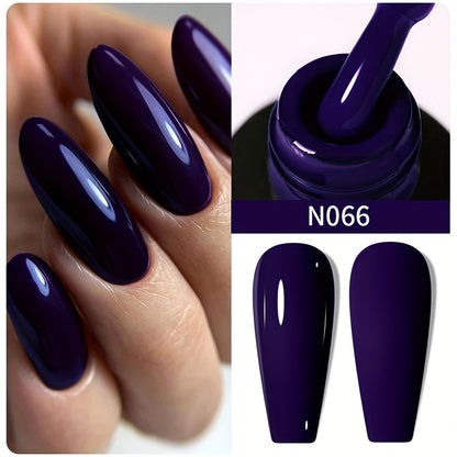 Plastic Bottle with 36 Colors - New Autumn And Winter Collection of Colorful Gel Nail Polish for LED, Popular And Durable Salon-Quality Nail Art