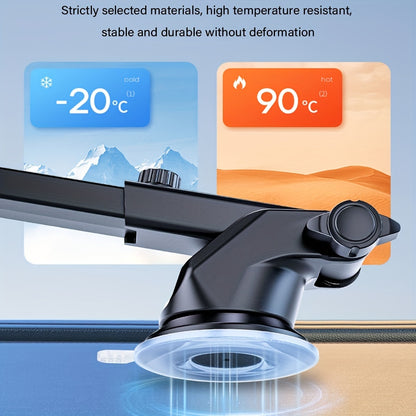 Sucker Car Phone Holder Mount Stand GPS Telefon Mobile Cell Support For iPhone 13 12 11 Pro Xiaomi Samsung 360 Degree Adjustable Suction Cup Car Phone Holder Horizontal and vertical screens available