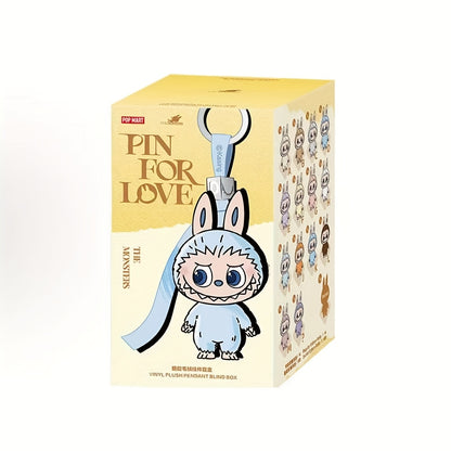The POP MART Labubu 4.0 Heart Password Series THE MONSTERS - PVC Plush Keychain Box (A-M)(N-Z) Mini Labubu Is a Perfect Choice for Gifts And Decoration