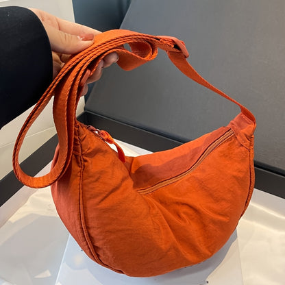 New Stylish Casual Women's Single-shoulder Bag with Adjustable Strap Length, a Dumpling-style Crossbody Bag That Can Be Used as a Coin Purse or Phone Pouch, Suitable for Daily Outings, Travel, and Shopping