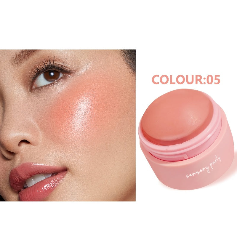 6 Color Blush Ball Peach Pink Blush Matte Mist Instant Makeup for Any Crowd to Enhance the Complexion and Make the Skin Look Flawless