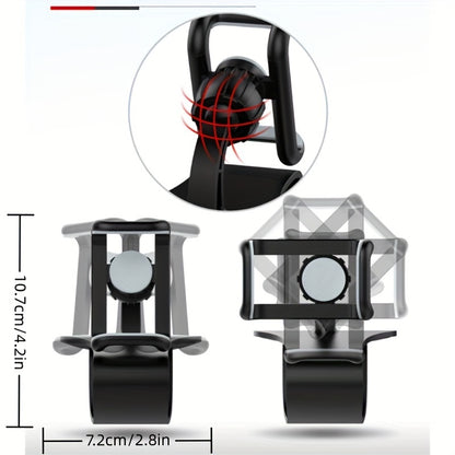 Versatile Universal Car Phone Holder with an Easy Clip Design for Mounting on The Dashboard, Suitable for GPS Navigation And Phone Support