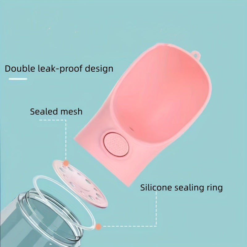 Portable Dog Water Bottle - Dog Drinking Water Bottle Travel Pet Accompanying Cup For Easy Feeding Drinking Supply - Uncharged Plastic