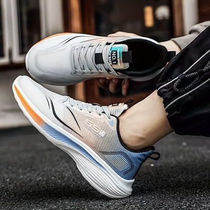 Men'S Breathable Mesh Running Shoes for Spring And Summer, Ultra-Lightweight, Soft Sole, Slip-Resistant, Shock-Absorbing, Perfect for Students And Casual Sports