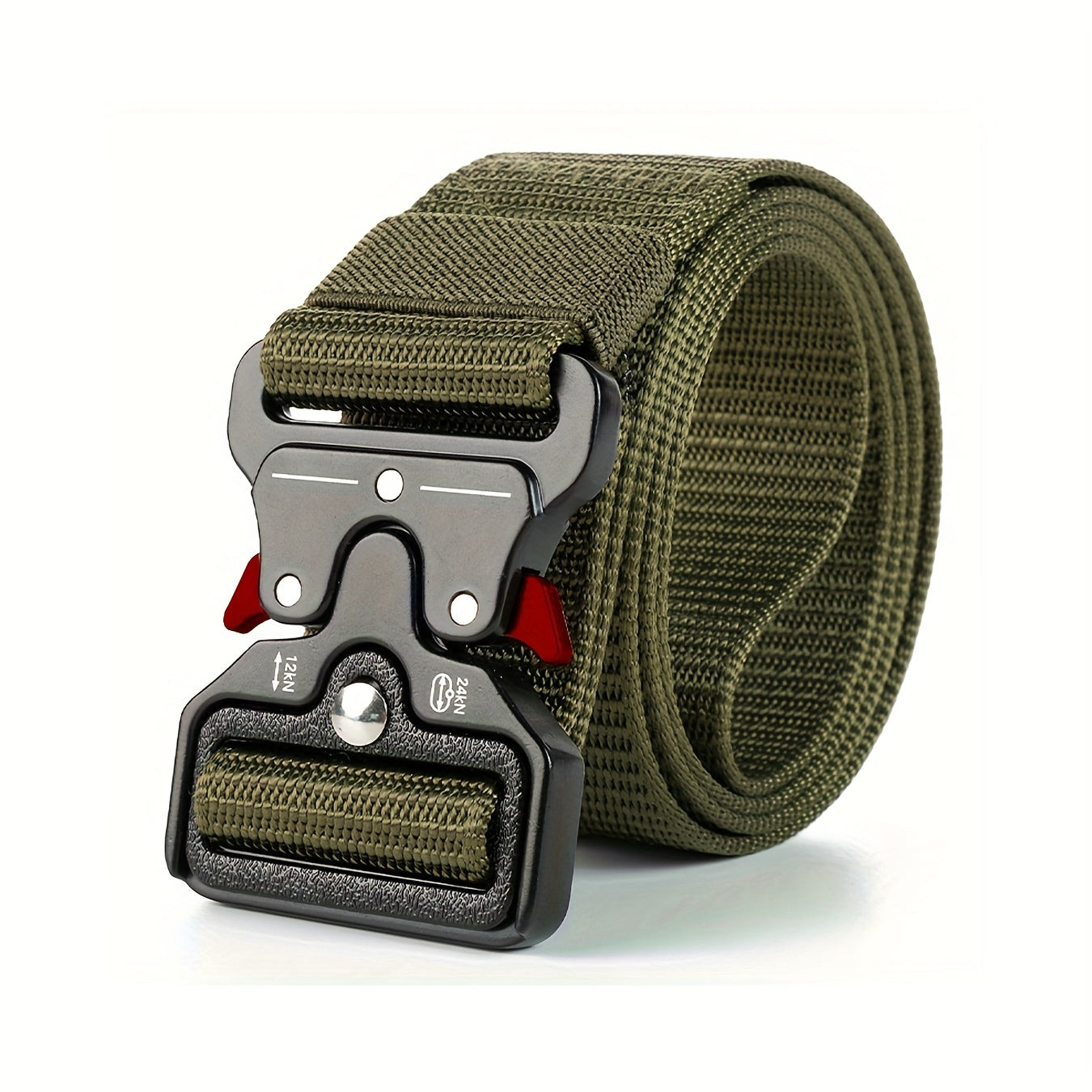 Tactical Belt with Plastic Safety Buckle, Multifunctional Outdoor Training Belt Suitable for Both Men And Women.