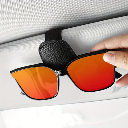 [PVC | Sun Visor Clip] PVC Sun Visor Glasses Clip | 1 Holder, Storage Rack, In-Accessory