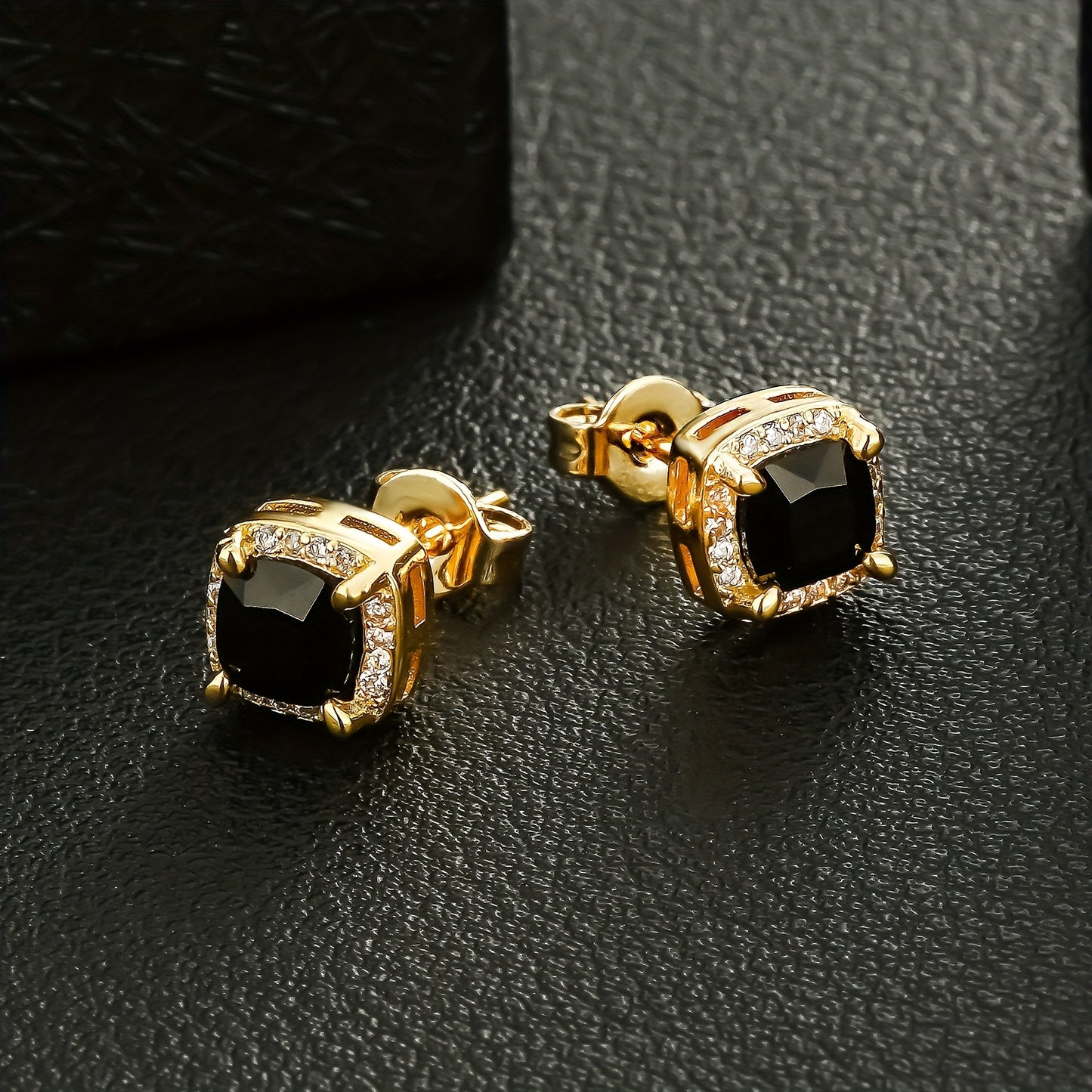 [A Pair, 6mm Retro Earrings] 6mm Square Retro Fashion High-end Earrings | A Pair, Simple And Comfortable For Men And Women, Universal Couple Earrings Jewelry Accessories