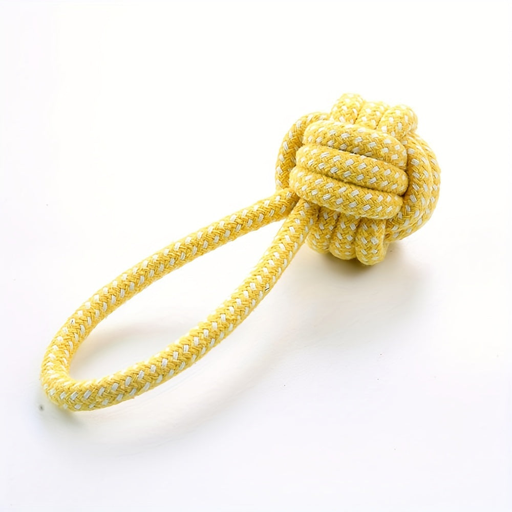 Pet Dog Toys for Small Medium Dogs Toy Interactive Rope Puppy Tug of War Toys Ball for Dogs Accessories Toothbrush Chew Puppy Toy 1pc Random Color
