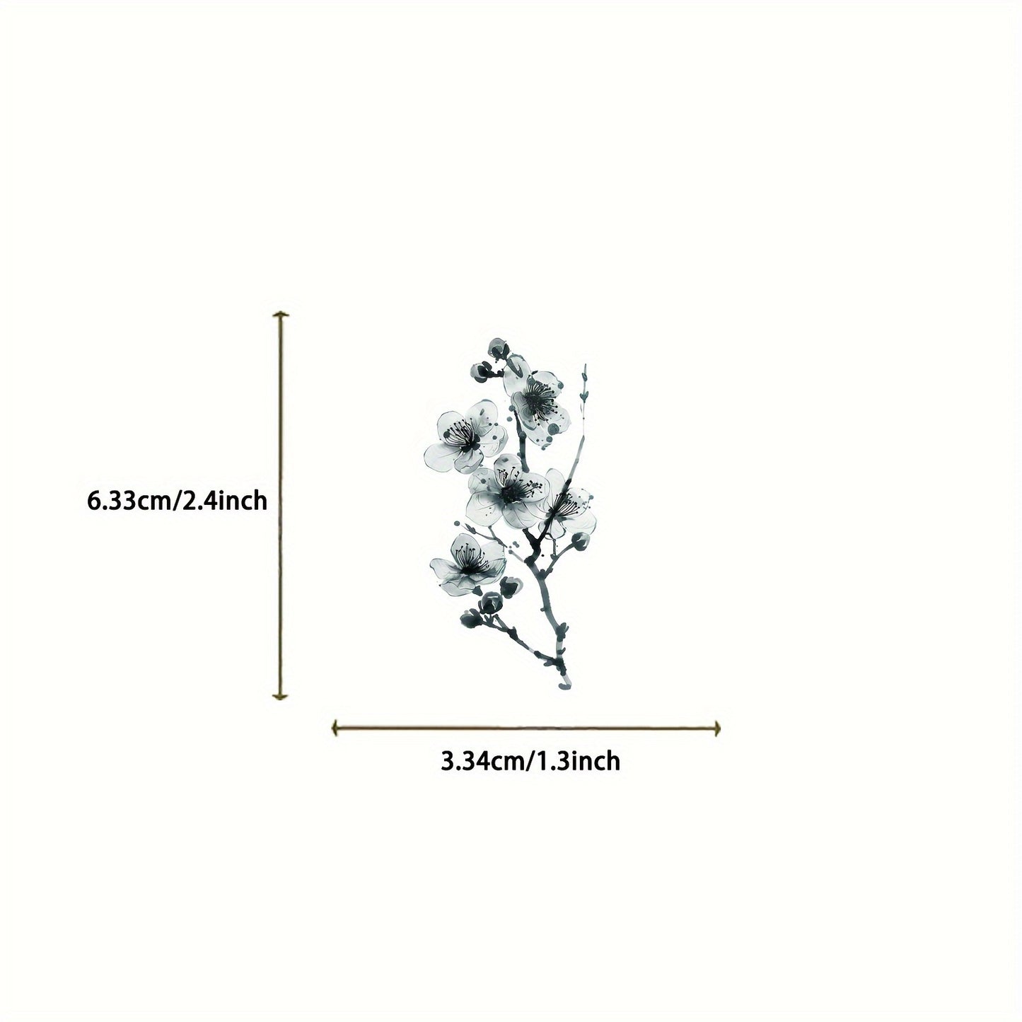 50pcs GUTBD Transparent Flower Stickers Set, PET Cartoon Floral Decals for Journals, Laptops & Luggage, Self-Adhesive & Reusable, Glass Surface Friendly, Matte Finish - Creative Decoration Kit