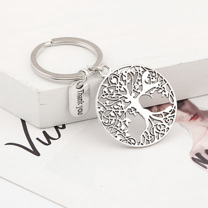 Tree of Life Nameplate Keychain