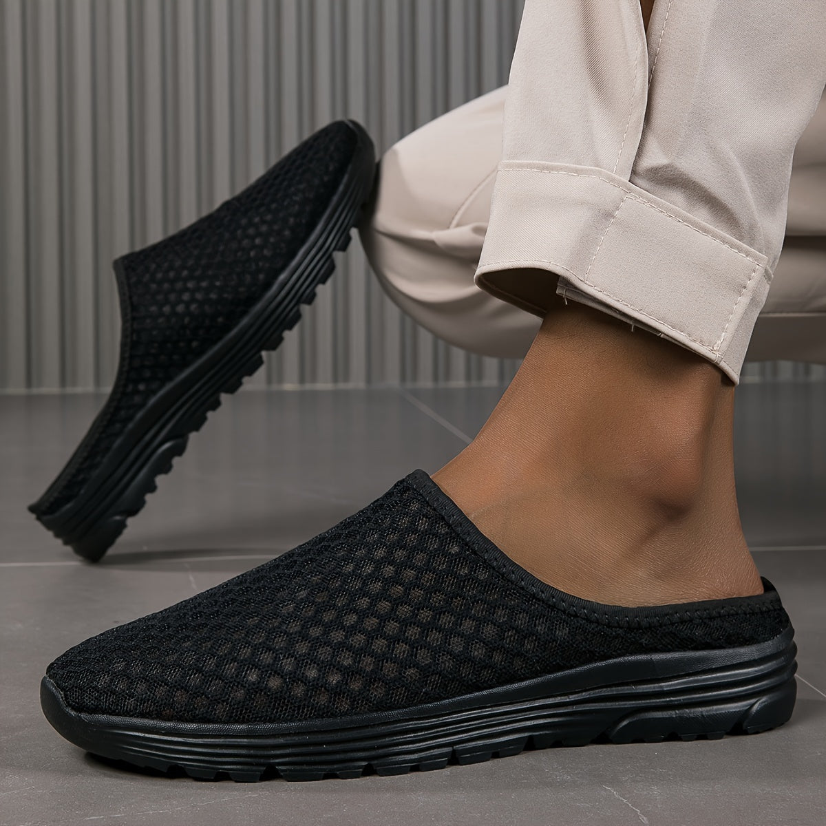Lightweight Breathable Summer Slip-On Casual Shoes with a Closed Toe Design for Easy Wear., Women Shoes, Sneakers