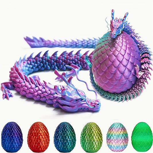 3D Printed Laser Dragon Model, Creative Collectible Toy, Anime Figure, Home Decoration, Desktop Ornament, Gift for Christmas Halloween Thanksgiving Easter New Year - Suitable for Ages 14 and Up