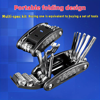 Portable Folding Pocket Tools, a Versatile Screwdriver Set, And a Multifunctional Hex Key Wrench Set. Household Repair Tools And Bicycle Maintenance Tools