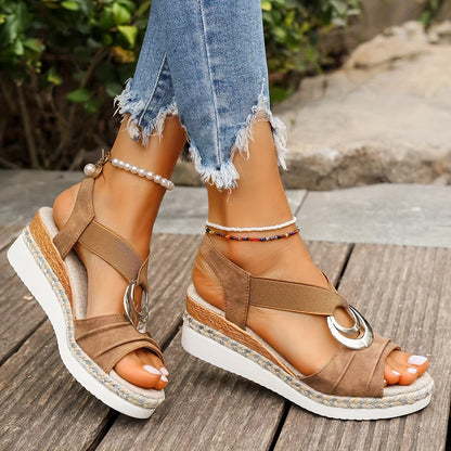 New Summer Women'S Collection, Woven with Hemp Rope, Roman Beach Sandals., Women Shoes