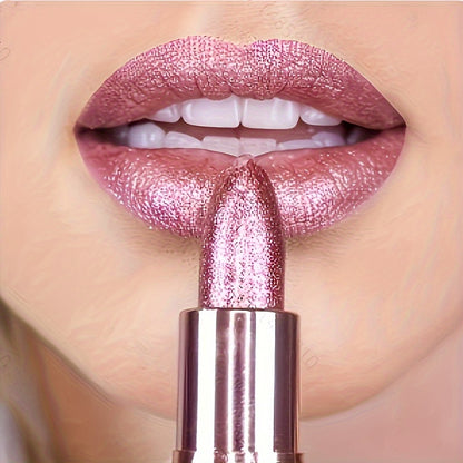 Rose Smoke Powder, Bright Starry Sky, Glossy Velvet Texture, Durable, Make Your Lips Shiny, Waterproof, Anti-fouling. Gifts for Women. Valentine's Day Gift.
