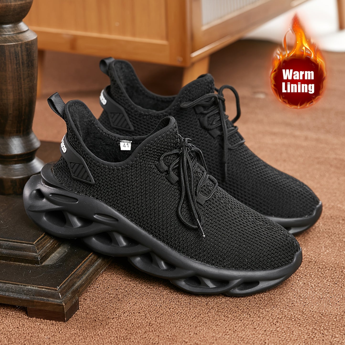 Men'S Lightweight And Stylish Running Shoes in Large Sizes, Featuring Breathable Mesh for Casual Sports