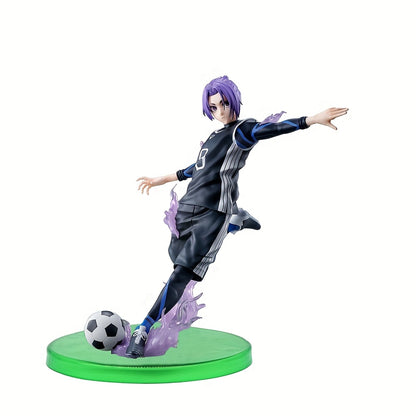 1pc/5.51inch Anime Figure Reo Mikage Action Figure Reo Mikage Playing Soccer Figurine PVC Model Collecting Statues Desktop Ornaments Car Accessories Festival Gifts