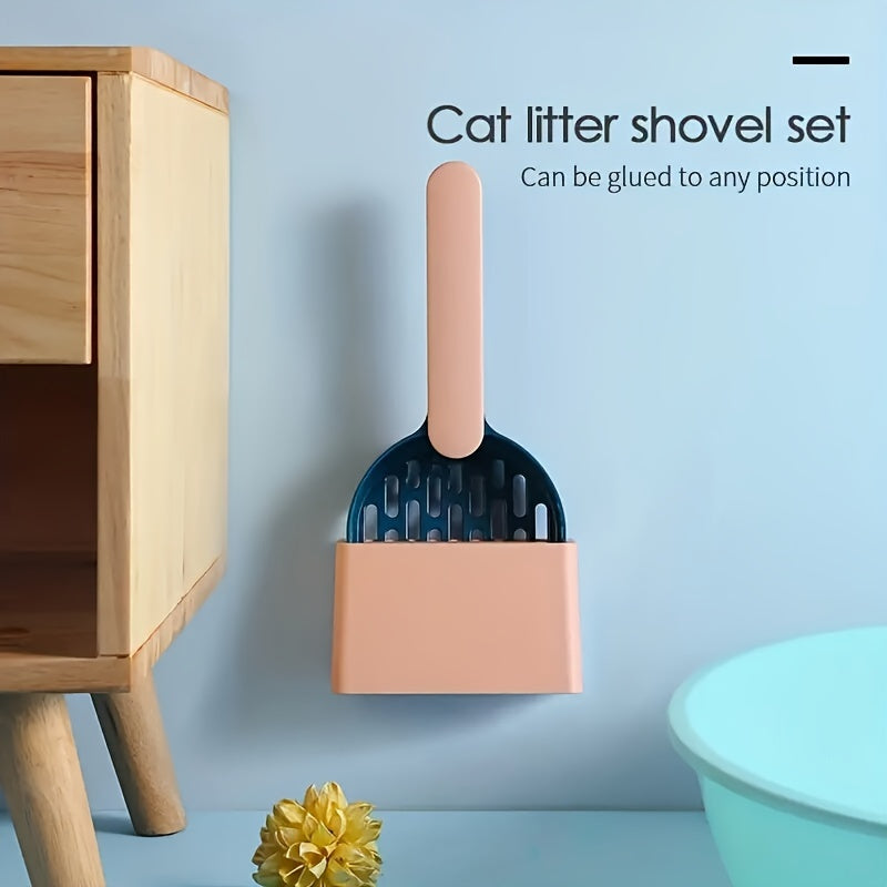 Cat Litter Shovel Set Large Shovel for Cat Litter Small Cat Cleaning Pet Shovel Toilet Cleaning Set Cat Supplies
