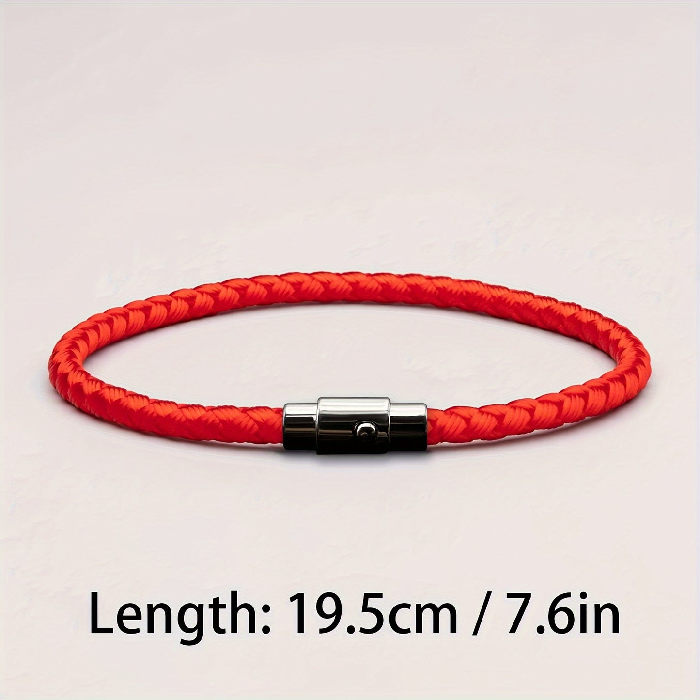 1pc of Rope Bracelet for Men And Women, Red Thread Bracelet Designed to Attract, Magnetic Couple Bracelet