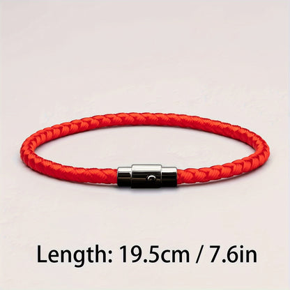 1pc of Rope Bracelet for Men And Women, Red Thread Bracelet Designed to Attract, Magnetic Couple Bracelet