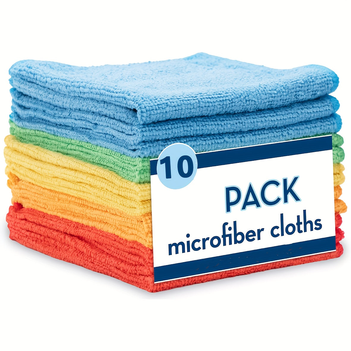 5/10/20/50 Pack MRD'S HOME Microfiber Cleaning Cloths - Ultra-Absorbent, 1200 Washes, Streak-Free Mirror Shine, Durable & Easy-Clean, Ideal for Car Washing, Cleaning, And Home Use, Car Washing Cloth | Durable Microfiber | Absorbent Material