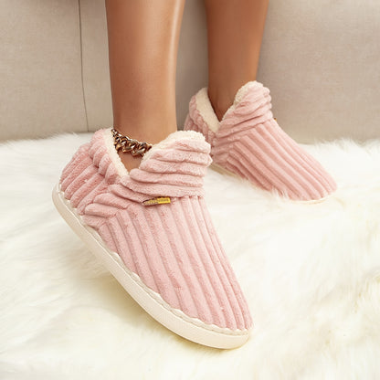 Fashionable Lightweight Glutinous Rice Strip-shaped Warm Shoes, Women Shoes