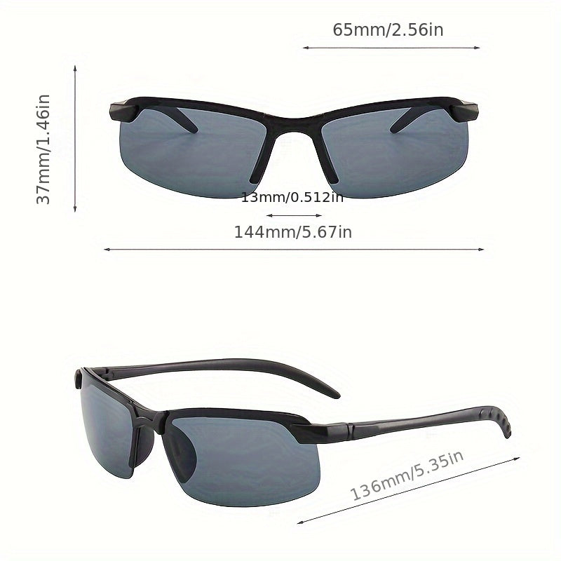 Night Vision Glasses for Women Men Semi Rimless Driver for Night Driving Fashion Glasses Hot Style Cat Eye Glasses for Unisex Modern Eyewear with Glasses Cloth