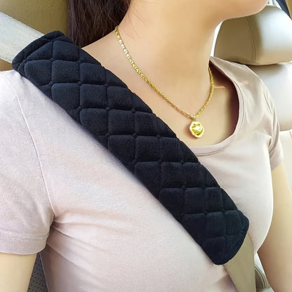 Soft Plush Seatbelt Covers from a High-End Trendy Brand, Cute And Extended for Shoulder, Suitable for Large Trucks And Car Seatbelts to Prevent Chafing