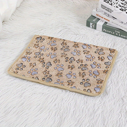 Comfortable And Breathable Cute Cartoon Pattern Dog Bed Blanket Washable Pet Blanket Cat And Dog Nest Mat