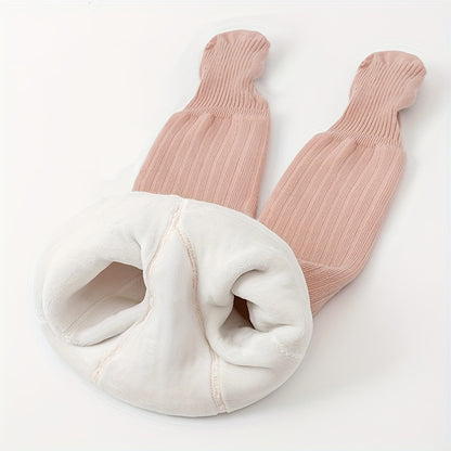 A Pair of Thickened And Warm Tights for Girls, Suitable for Infants to Wear Outside During Winter to Keep Warm