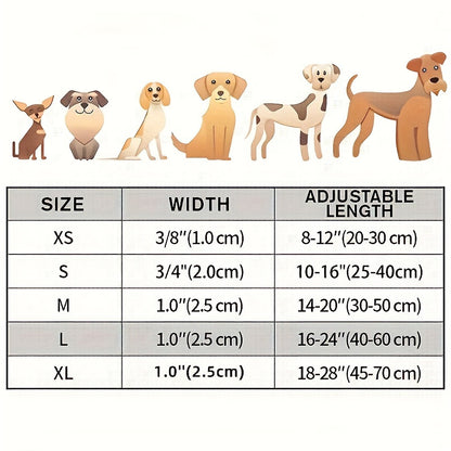 Adjustable Dog Collar, Reflective Safety Collar for Cats and Dogs, Pet Collar
