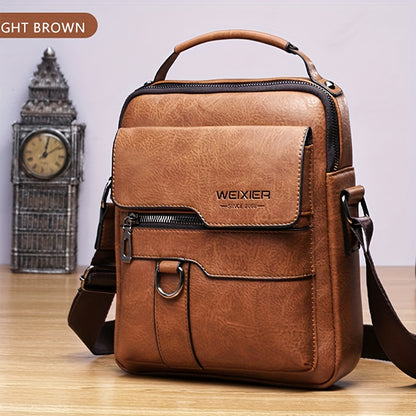 Men'S Vintage Shoulder Bags for Business And Crossbody Use
