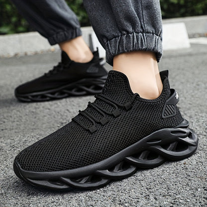 Men'S Lightweight And Stylish Running Shoes in Large Sizes, Featuring Breathable Mesh for Casual Sports