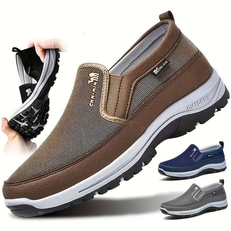 Men'S Solid Color Casual Sports Shoes, New Comfortable And Lightweight Single Shoes Are Good for Everyday Wear