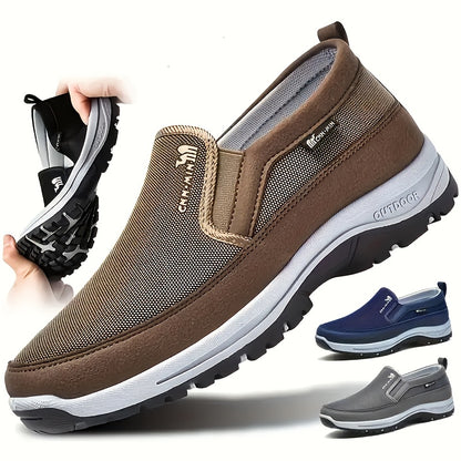 Men'S Solid Color Casual Sports Shoes, New Comfortable And Lightweight Single Shoes Are Good for Everyday Wear