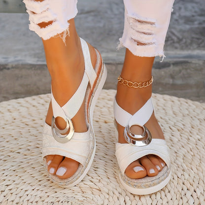New Summer Women'S Collection, Woven with Hemp Rope, Roman Beach Sandals., Women Shoes