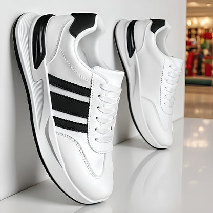 Men's Big Size Road Running Shoes, Outdoor Walking Shoes, Trendy Versatile Sports Casual Shoes, Low-Top Fashion Student Skate Shoes for All Seasons: Spring, Summer, Autumn
