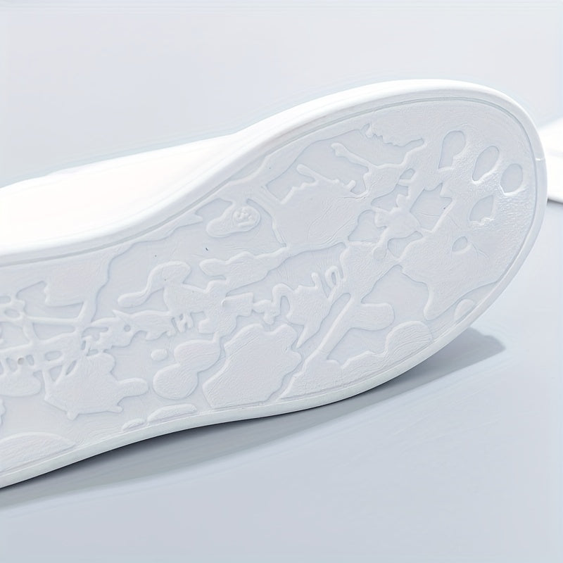 Women'S Platform Skate Shoes, Versatile Height Increasing Lace Up Low Top Shoes, Outdoor Walking White Shoes Plus Size