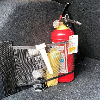 1/2pcs of Car Trunk Organizer - a Sturdy Nylon Mesh Storage Net for Vehicle Interior Additions, Elastic Cargo Net Pocket for Hanging Bags on The Back of The Rear Seat. Available in Options: 1pc/2pcs/(L+S)=2pcs/2pcs=(33.81oz+1S)/2pcs Small And Large Sizes
